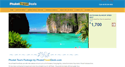 Desktop Screenshot of phukettraveldeals.com