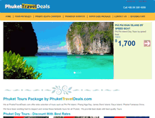 Tablet Screenshot of phukettraveldeals.com